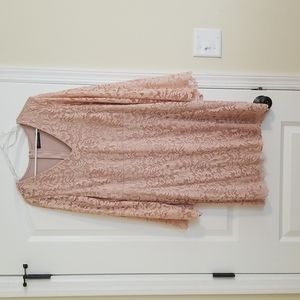 IVANKA TRUMP above the knee lace Bell sleeve dress